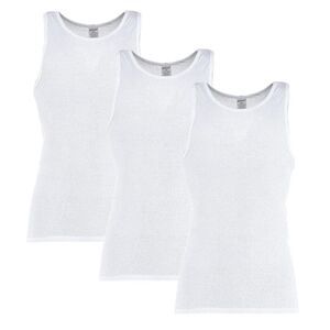 Knocker Men's SPAK Big & Tall White Basic A-Shirts (3 Pack)